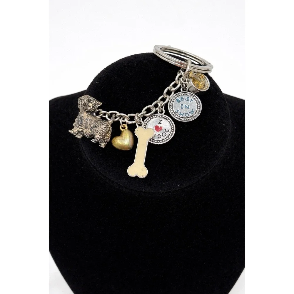 Dog Lover Charm‎ Keychain Shih Tzu Lhasa Apso Best In Show I Love My Dog